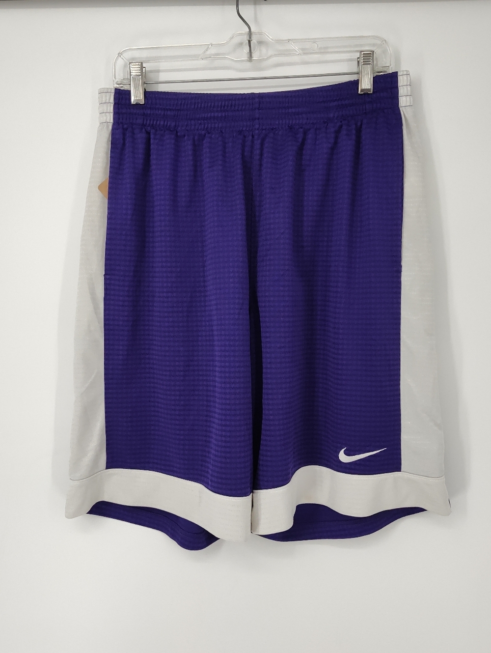 Nike Purple and White Athletic Shorts Mens Large